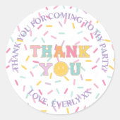 お名門私立校風の好み感謝していのPatch Letter ラウンドシール (正面)