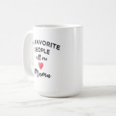 お呼びください ママ おばあちゃん 家族の愛称 コーヒーマグカップ (正面左)