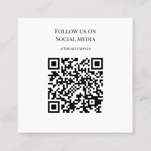 お問い合わせありがとうございますカードの梱包モダンを挿入 スクエア名刺 (裏面)