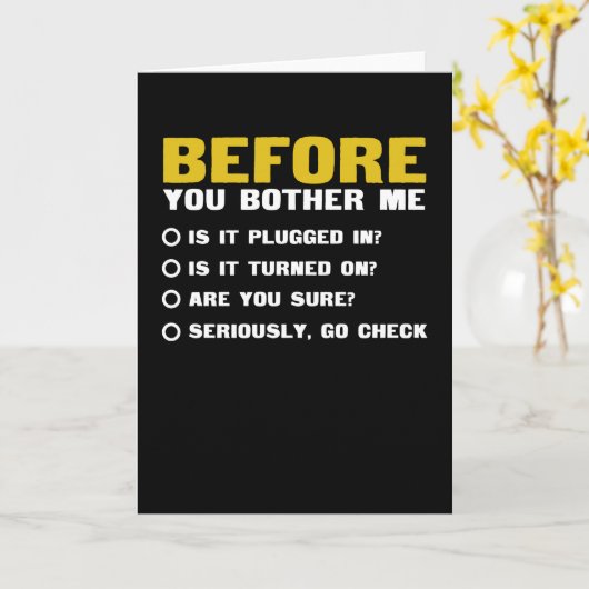 お問い合わせの前に、テクニカおもしろいルサポートをご利用ください カード (黄色い花)