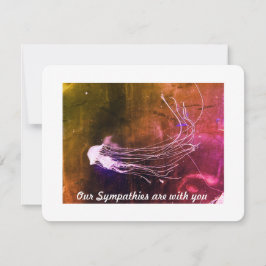 お問い合わせカード、サイズ： 4.25インチ×5.5インチ、紙悔やみや弔慰 シーズンカード