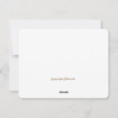 お問い合わせカード、サイズ： 4.25インチ×5.5インチ、紙悔やみや弔慰 シーズンカード (裏面)