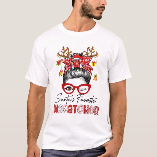 お団子ヘアがクール ヘッダー Phone Tシャツ (正面)