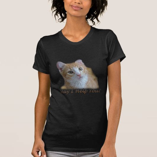 お困りですか？ Tシャツ (正面)