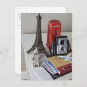 お土産とカメラ ポストカード (正面/裏面)