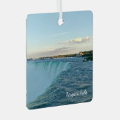 お土産の旅行写真を作成 メタルオーナメント (正面右)