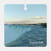 お土産の旅行写真を作成 メタルオーナメント (正面)