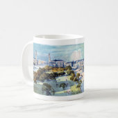 お土産マグカップ – アデレード,南オーストラリア コーヒーマグカップ (正面左)