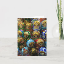 お土産マトリョーシカ人形ありがとう