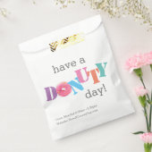 お土産袋 - DONUTYな1日を！ フェイバーバッグ (封をした状態)