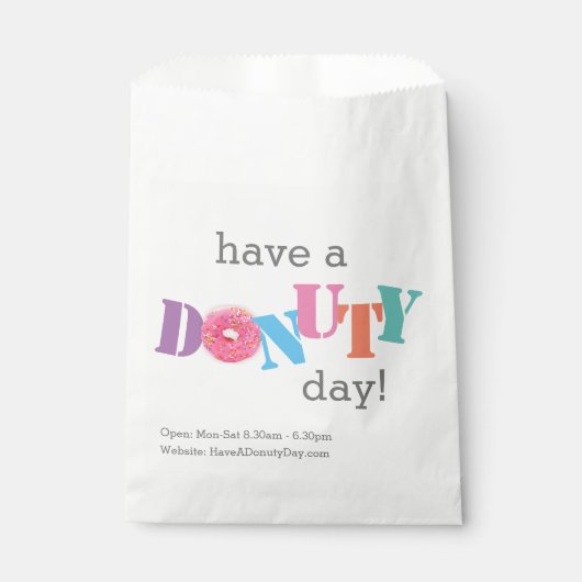 お土産袋 - DONUTYな1日を！ フェイバーバッグ (正面)