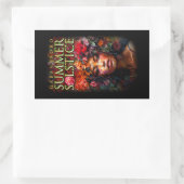 お土産2023グリーンズボロサマー至フェスティバル 長方形シール (バッグ)