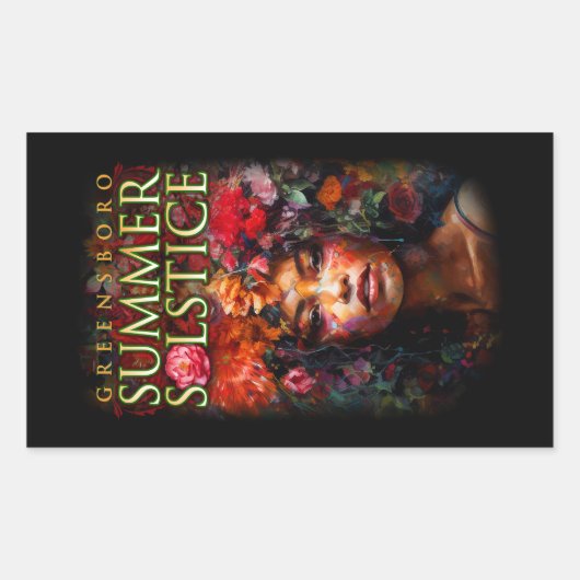 お土産2023グリーンズボロサマー至フェスティバル 長方形シール (正面)