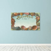 お土産#1 – 任意の都市、州 キャンバスプリント (インサイチュ (ウッドフロア))