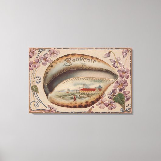 お土産#3 – 任意の都市、州 キャンバスプリント (正面)