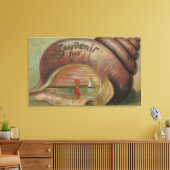 お土産#4 – 任意の都市、州 キャンバスプリント (インサイチュ (リビング))