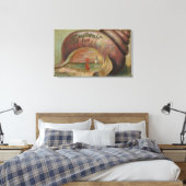 お土産#4 – 任意の都市、州 キャンバスプリント (インサイチュ (寝室))