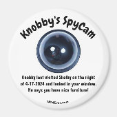 お坊さんが訪れたシェルビー冷蔵庫 マグネット (正面)