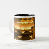 お坊さん照明·ホームロイのろうそくとランタン ツートーンマグカップ (正面左)