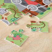 お城に騎士をたどり着かせる子供向けゲーム ジグソーパズル (側面)