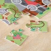 お城に騎士をたどり着かせる子供向けゲーム ジグソーパズル (側面)