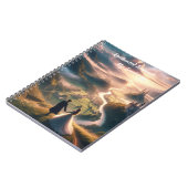 お城の物語カップルが魅了したページ ノートブック (左側)