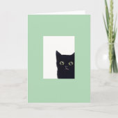 お外見る猫 カード (正面)