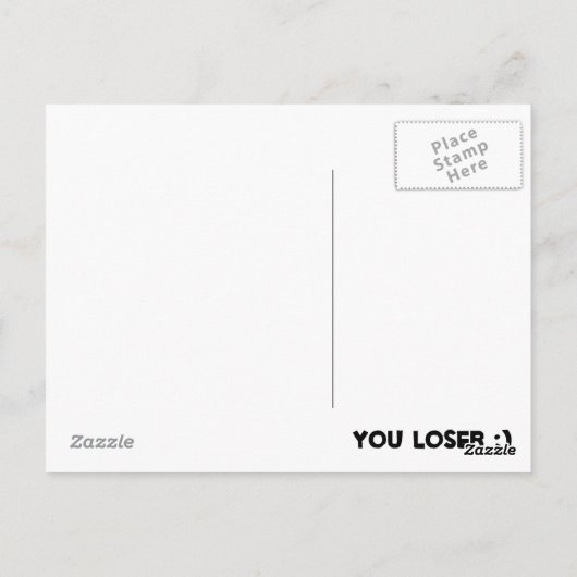 お失った前 ポストカード (裏面)