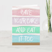 お好きなだけ カード (正面)