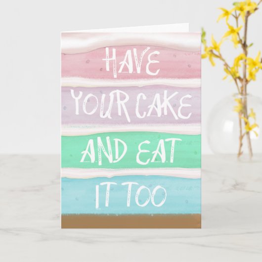 お好きなだけ カード (黄色い花)