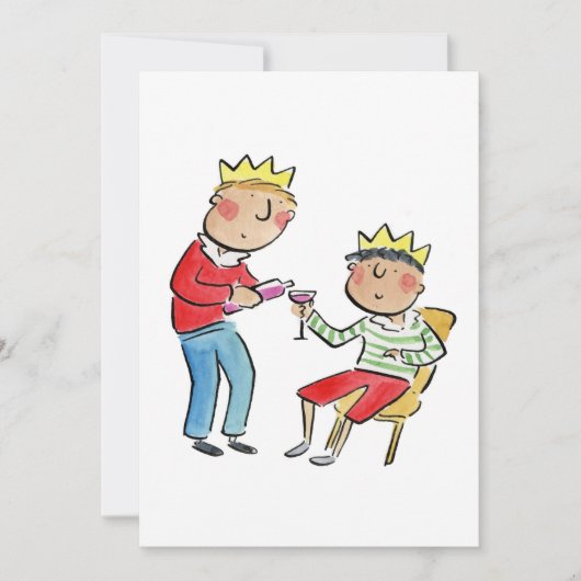 お好きなときに 招待状 (正面)