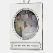 お好きなアイテムを追加&文字バナースリバーメッキ シルバープレートバナーオーナメント (左)