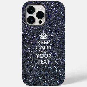 お好きなテキストでKEEP CALM ANDオリジナルデザイン Case-Mate iPhone 14 PRO MAXケース