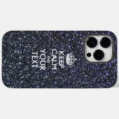 お好きなテキストでKEEP CALM ANDオリジナルデザイン Case-Mate iPhoneケース (裏面 (横))