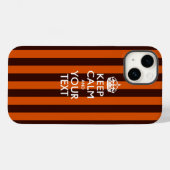 お好きなテキストでKEEP CALM AND ~ Case-Mate iPhoneケース (裏面 (横))