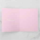 お好きなテキストを入れて母の日を祝おう エレガント クラシック カード (内部)