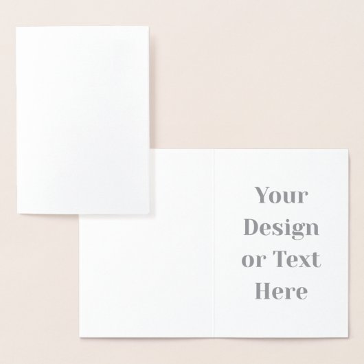 お好きなデザインやテキストをカスタマイズ！オリジナルギフト 箔カード (ディスプレー)