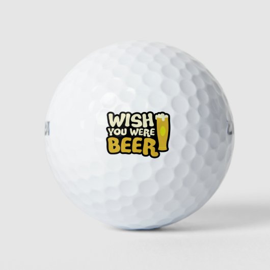 お好きなビール ゴルフボール (正面)