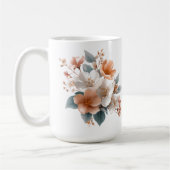 ☕ お好きな場所で咲き誇ってください 🌸✨ コーヒーマグカップ (左)