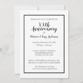 お好きな年 - 結婚記念日 & 写真をまだ撮る私たち 招待状 (裏面)