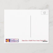 お好きな色/ ブラウンのジラフ柄 モザイクタイル ポストカード (裏面)