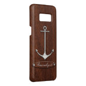 お好きに！湿式マホガニ航海のーいかり鋼 Case-Mate SAMSUNG GALAXYケース (裏面/右)