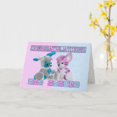 お姉さんおめでとう カード (黄色い花)