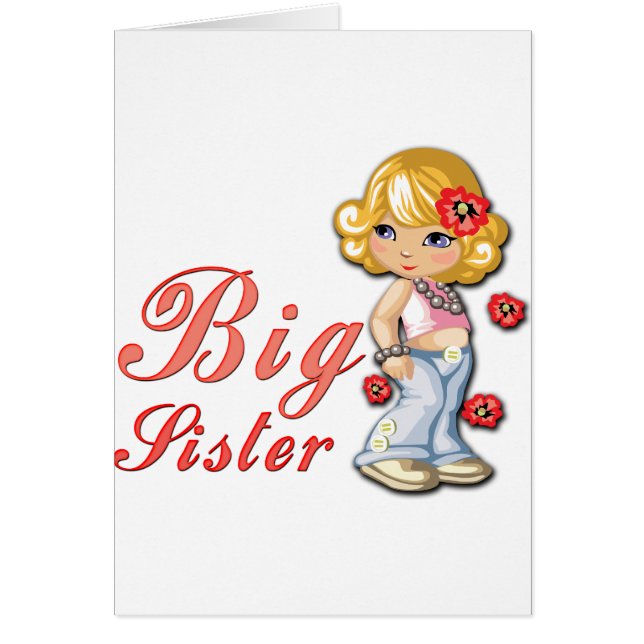 お姉さんとお花 (正面)