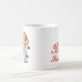 お姉さんとお花 コーヒーマグカップ (中央)