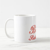 お姉さんとお花 コーヒーマグカップ (左)