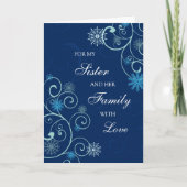 お姉さんとその家族メリークリスマスカード シーズンカード (正面)