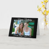 お姉さんに対す最高のるハッピーバースデー カード (黄色い花)