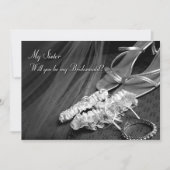 お姉さんは私の花嫁の付き添いになって下さい 招待状 (正面)