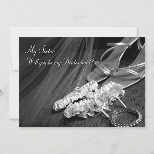 お姉さんは私の花嫁の付き添いになって下さい 招待状 (正面)